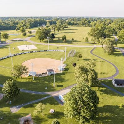 Aerial photo of Hedges-Boyer Park