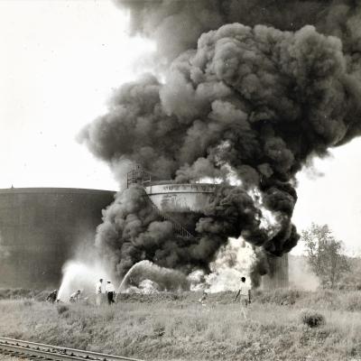 1957 Oil Plant Fire