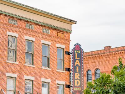 The Laird Building on South Washington Street has received multiple grants through the Downtown Sign and Façade Enhancement Program.
