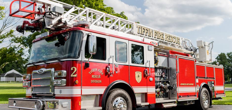 Tiffin Fire & Rescue Division firetruck
