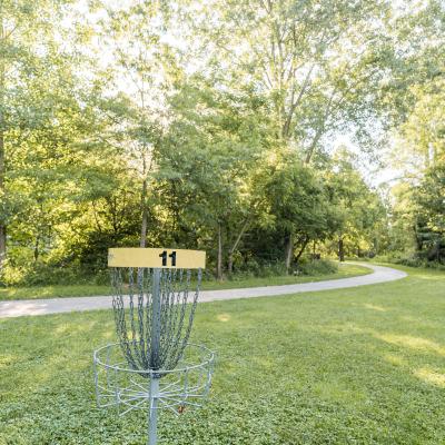 Disc golf at Hedges-Boyer Park