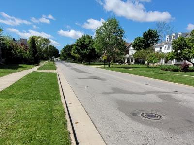 Portion of North Sandusky Street to be improved using funds from Small City Program