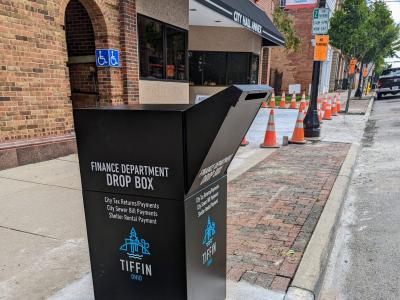 New Drive-up Drop Box Installed Outside City Hall