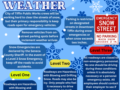 Image showing City of Tiffin winter weather tips