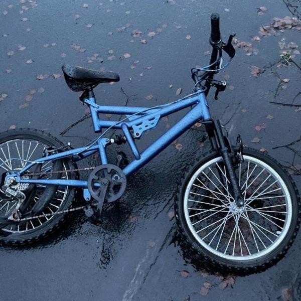 A stock photo shows an abandoned bicycle.	