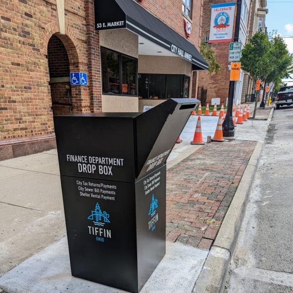 New Drive-up Drop Box Installed Outside City Hall